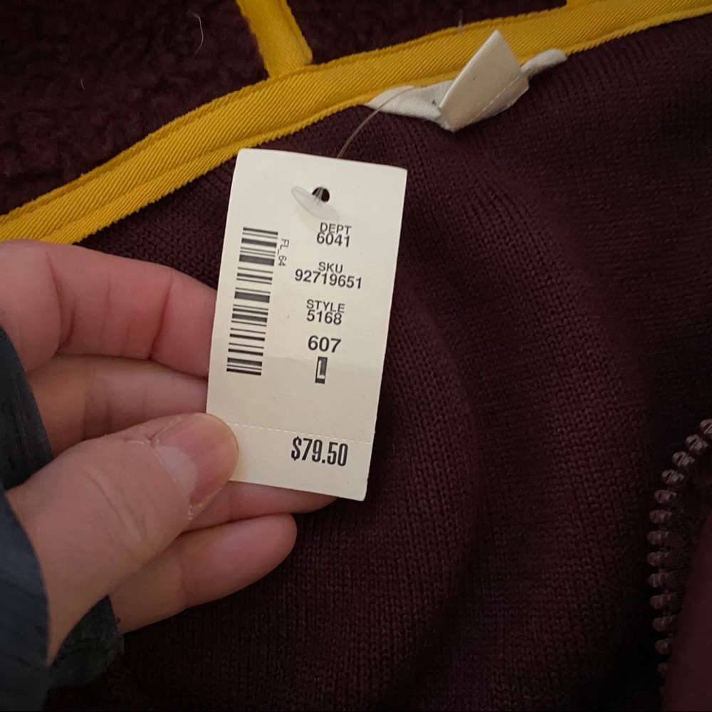 Aeropostale XL maroon fleece hoodie pullover - Picture 6 of 10